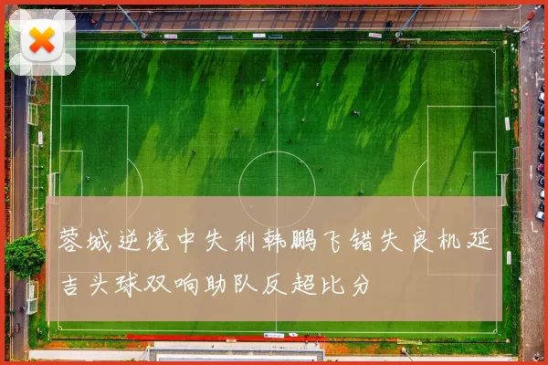 蓉城逆境中失利韩鹏飞错失良机延吉头球双响助队反超比分